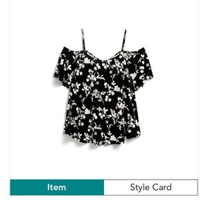 Papermoon Zendiya Cold Shoulder Textured Print Kit